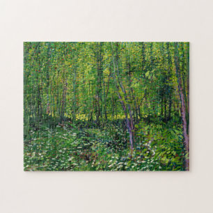 Van Gogh Bäume und Unterholz Puzzle