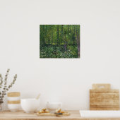 Van Gogh - Bäume und Unterwuchs Poster (Küche)