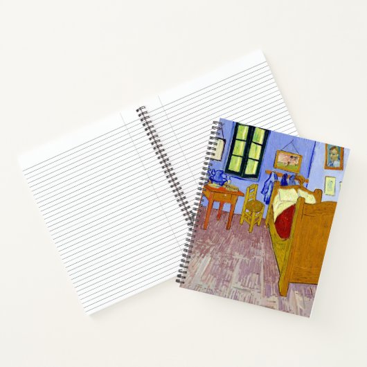 Van Gogh Bedroom in Arles Notebook Notizblock (Innenseite)