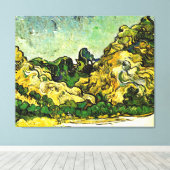 Van Gogh - Berglandschaft bei Saint-Remy Leinwanddruck (Insitu (Holzboden))