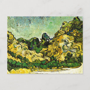 Van Gogh - Berglandschaft bei Saint-Remy Postkarte