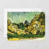 Van Gogh - Berglandschaft bei Saint-Remy Postkarte (Vorne/Hinten)