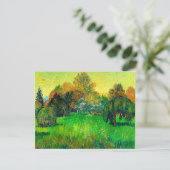 Van Gogh berühmtes Gemälde, Der Garten des Dichter Postkarte (Stehend Vorderseite)