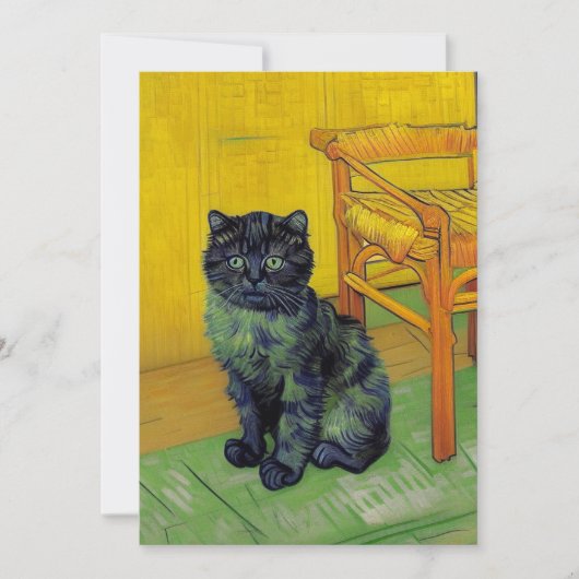 Van Gogh Black Cat Ankündigung (Vorderseite)