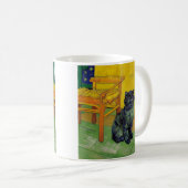 Van Gogh Black Cat Kaffeetasse (VorderseiteRechts)