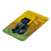 Van Gogh Black Cat Magnet (Linke Seite)
