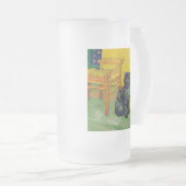 Van Gogh Black Cat Mattglas Bierglas (VorderseiteRechts)