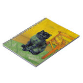 Van Gogh Black Cat Notizblock (Linke Seite)