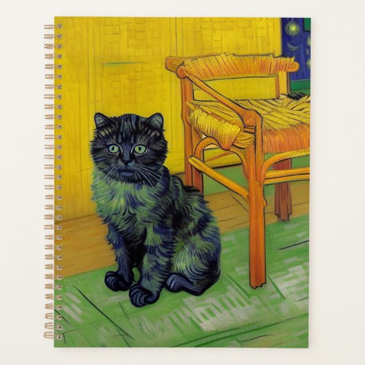 Van Gogh Black Cat Planer (Vorderseite)