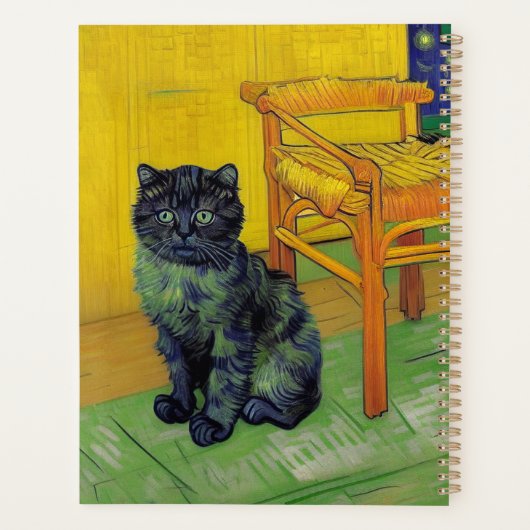 Van Gogh Black Cat Planer (Rückseite)