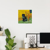 Van Gogh Black Cat Poster (Heimbüro)