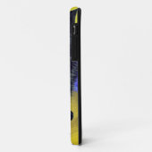 Van Gogh Black Cat Purple Flowers Case-Mate iPhone Hülle (Hinten/Links)