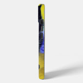 Van Gogh Black Cat Purple Flowers Case-Mate iPhone Hülle (Rückseite / Links)