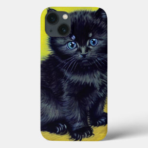 Van Gogh Black Cat Purple Flowers Case-Mate iPhone Hülle