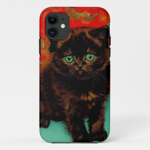 Van Gogh Black Cat Red Blume Case-Mate iPhone Hülle
