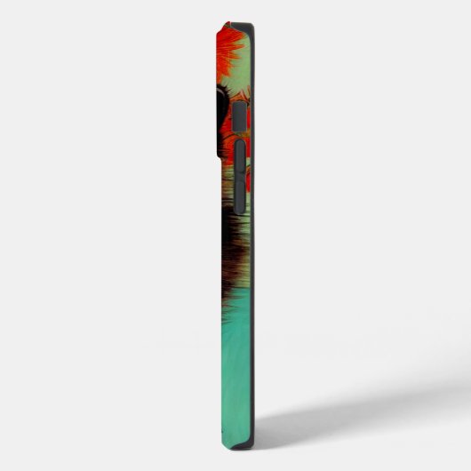 Van Gogh Black Cat Red Blume Case-Mate iPhone Hülle (Rückseite / Links)