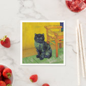 Van Gogh Black Cat Serviette (Beispiel)