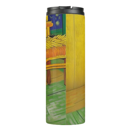 Van Gogh Black Cat Thermosbecher (Rückseite)