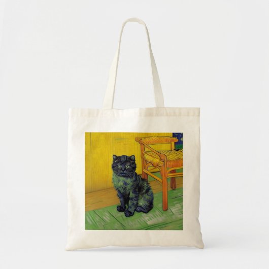 Van Gogh Black Cat Tragetasche (Vorne)