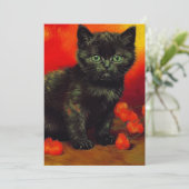 Van Gogh Black Kitten Ankündigung (Stehend Vorderseite)