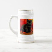 Van Gogh Black Kitten Bierglas (Links)