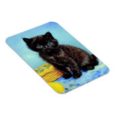 Van Gogh Black Kitten mit Yarn Magnet (Rechte Seite)