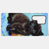 Van Gogh Black Kitten mit Yarn Samsung Galaxy Hülle (Rückseite (Horizontal))