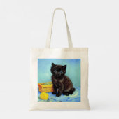 Van Gogh Black Kitten mit Yarn Tragetasche (Rückseite)