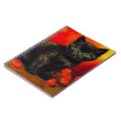 Van Gogh Black Kitten Notizblock (Linke Seite)