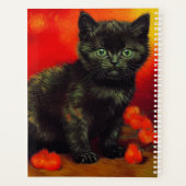 Van Gogh Black Kitten Planer (Rückseite)