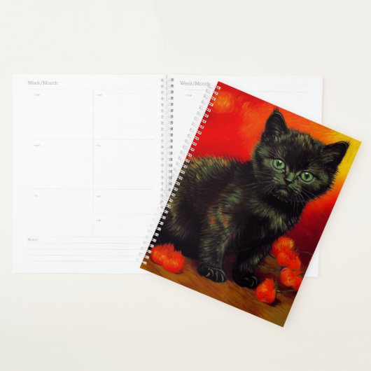Van Gogh Black Kitten Planer (Anzeige)
