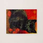 Van Gogh Black Kitten Puzzle (Horizontal)