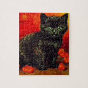 Van Gogh Black Kitten Puzzle