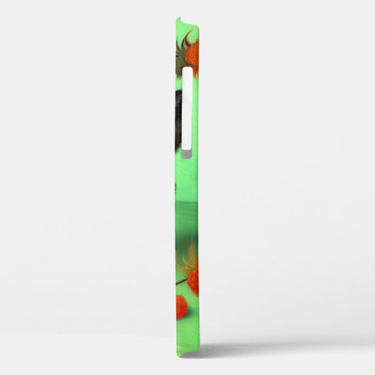 Van Gogh Black Kitten Red Blume Case-Mate iPhone Hülle (Rückseite / Links)