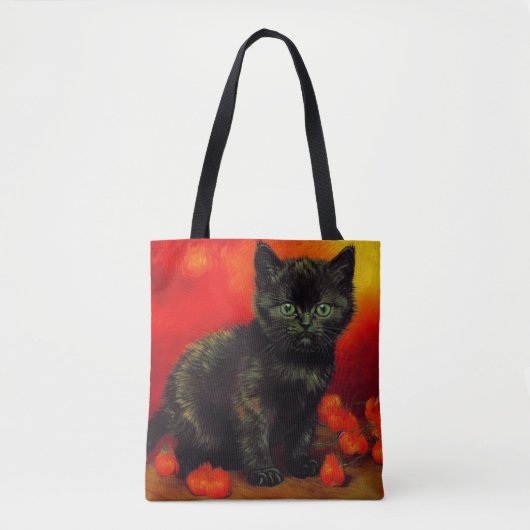 Van Gogh Black Kitten Tasche (Vorderseite)