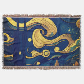 Van Gogh Blankets, AI-generierte Starry Night Decke (Vorderseite)