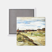Van Gogh - Bleaching Ground in Scheveningen, Magnet (Vorderseite/Rückseite)