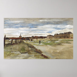 Van Gogh - Bleichplatz in Scheveningen Poster