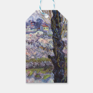 Van Gogh Blick auf Arles blühender Garten Geschenkanhänger