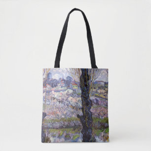 Van Gogh Blick auf Arles blühender Garten Tasche
