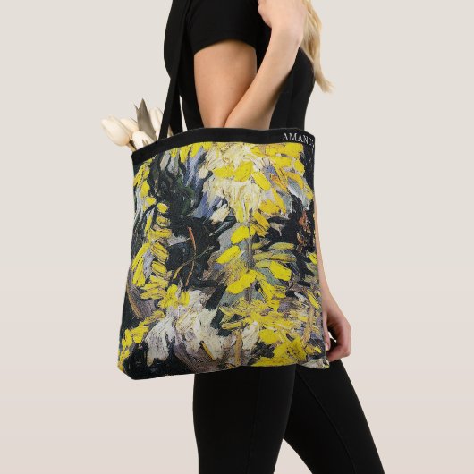 Van Gogh – Blossoming Acacia Branches Personalized Tasche (Von Nahem)