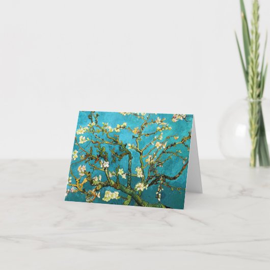 Van Gogh Blossoming Almond Tree (F671) Kunstkunst Karte (Vorderseite)