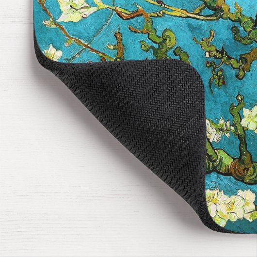 Van Gogh Blossoming Almond Tree (F671) Kunstkunst Mousepad (Ecke)