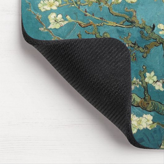 Van Gogh Blossoming Almond Tree Mousepad (Ecke)