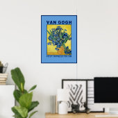 Van Gogh Blue Irises Museum Poster (Heimbüro)