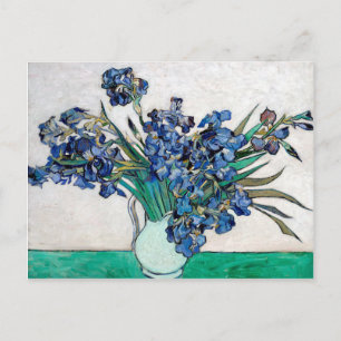 Van Gogh Blue Irises Postkarte