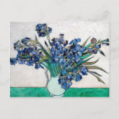 Van Gogh Blue Irises Postkarte (Vorderseite)
