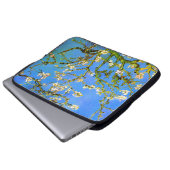 Van Gogh: Blühende Mandel-Baumaste Laptopschutzhülle (Vorne Knopf)