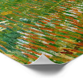 Van Gogh blühende Orchard-Malerei Poster (Ecke)