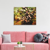 Van Gogh - blühende Rose Bush Leinwanddruck (Insitu (Wohnzimmer))